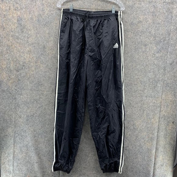 Adidas Sweatpants Men Extra Large Vintage Black White Jogger Pants Athletic Fit